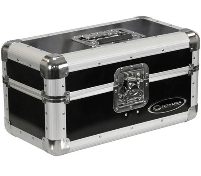 Odyssey K45120 Vinyl Record Protective Case Holds 170 7" Vinyl Albums - Black