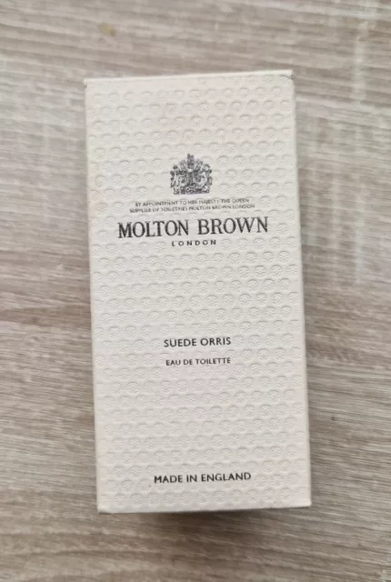 Molton Brown Suede Orris 50ml Perfume *New With Box*