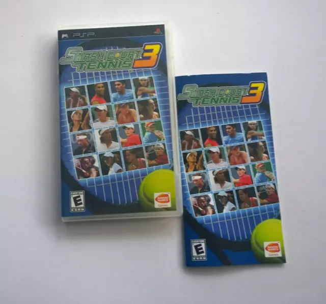 Sony Playstation Psp     Smash Court Tennis 3   Video Game Free Postage