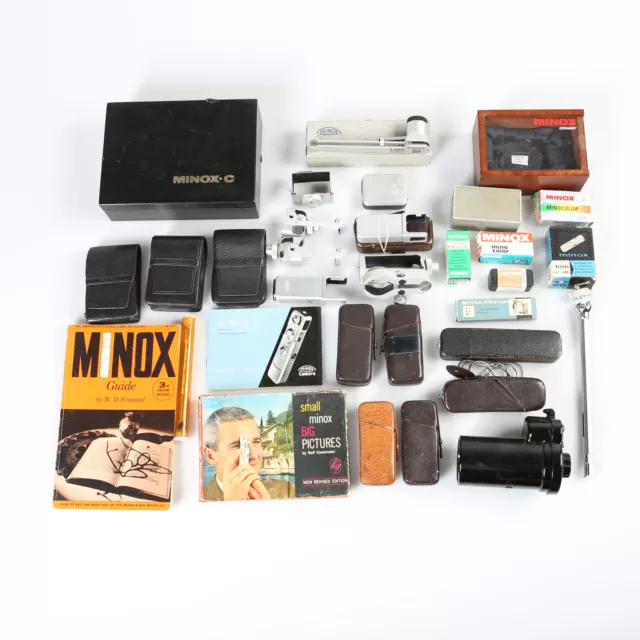 Lot of Minox Subminiature Camera Accessories (Untested)