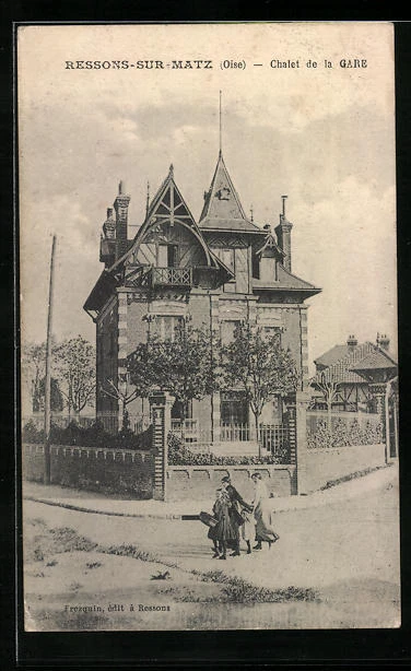CPA Ressons-sur-le-Matz, Chalet de la Gare