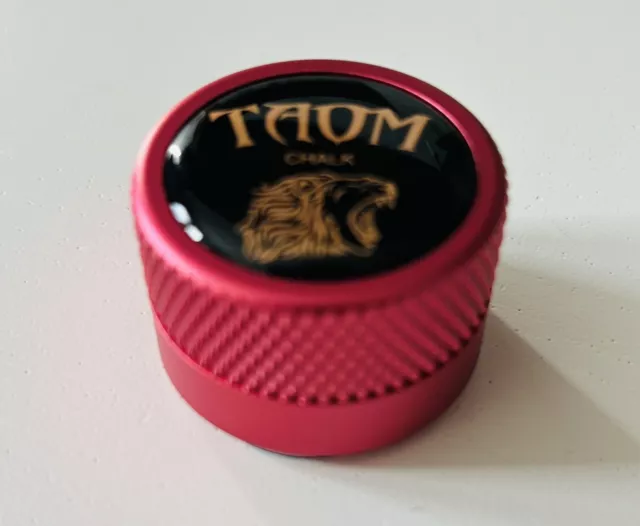 TAOM Chalk Snooker Magnetic Holder Billiards Pool Accessories In Pink