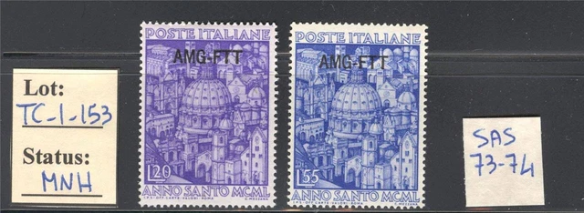TC_1_153. TRIESTE (AMG FTT). 1950 "ANNO SANTO" set. MNH. Great CV !