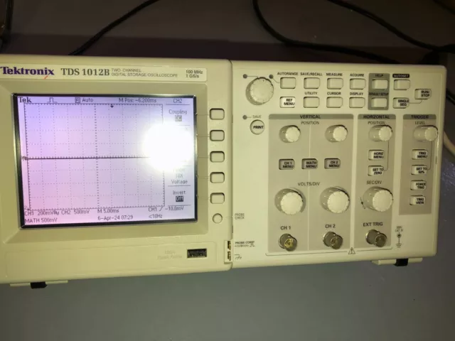 Tektronix TDS-1012B 100 Mhz 1G SA/S Digital Oscilloscope - FREE Shipping