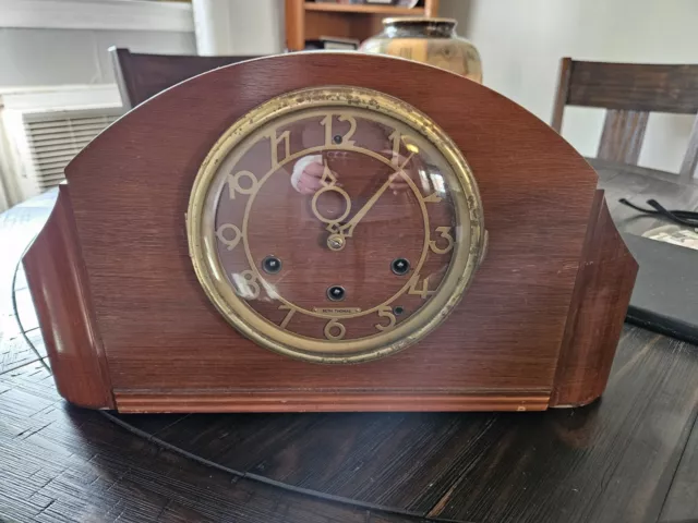 Seth Thomas Art Deco Mantel Clock 1939