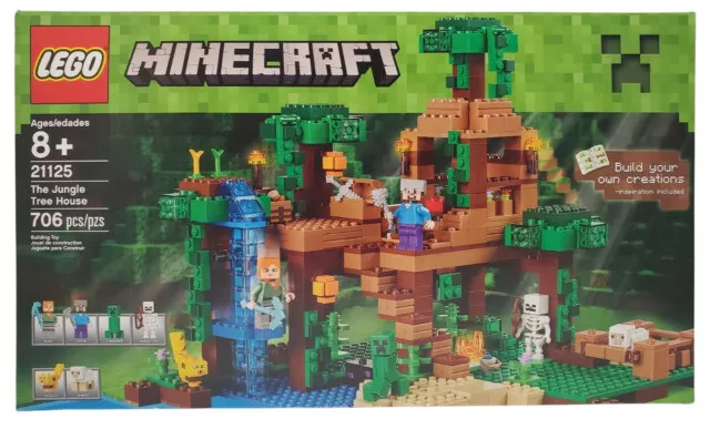 Lego minecraft the cheap jungle tree house 21125