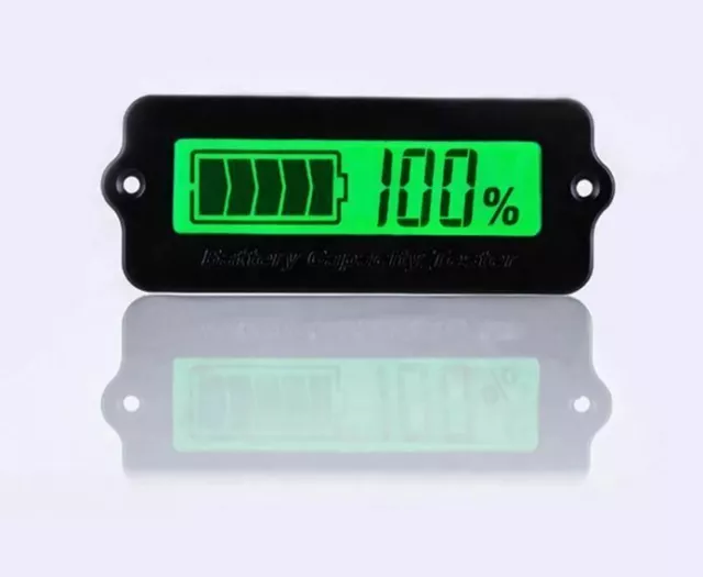 LCD Battery Capacity Indicator Meter Display Green Li-ion LiPo 10S 36V (42V) UK 2