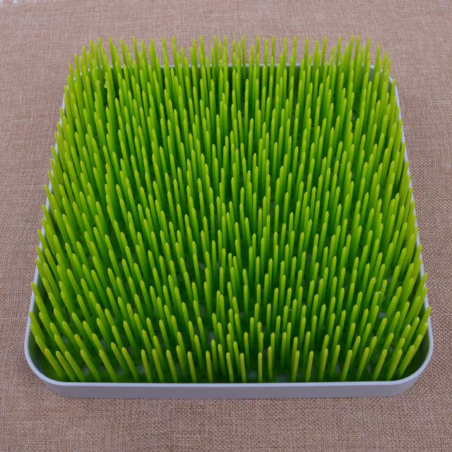 Simulation Green Drying Rack Grass Countertop Bottle Grass Style Dish Kitchen.