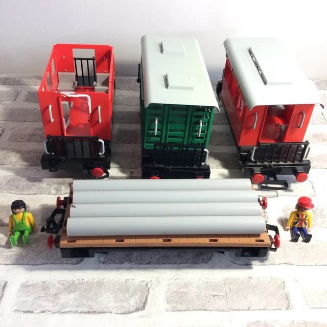 CARRIAGES FOR PLAYMOBIL Vintage Train Set 4001 some