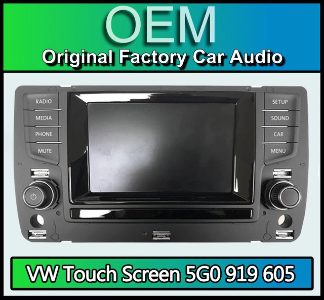 VW GOLF MK7 screen radio display 5G0919605 multimedia touchscreen