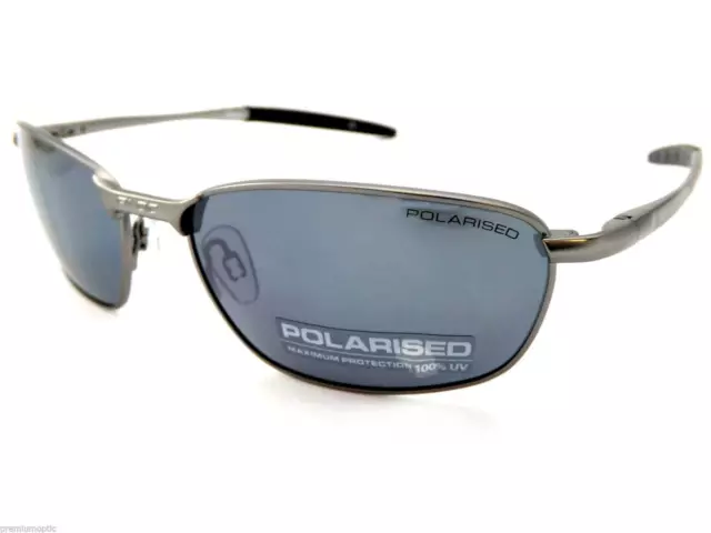 BLOC Lunettes de Soleil Pluto Polarisé Mat Gunmetal Avec Gris CAT.3 Verres P330