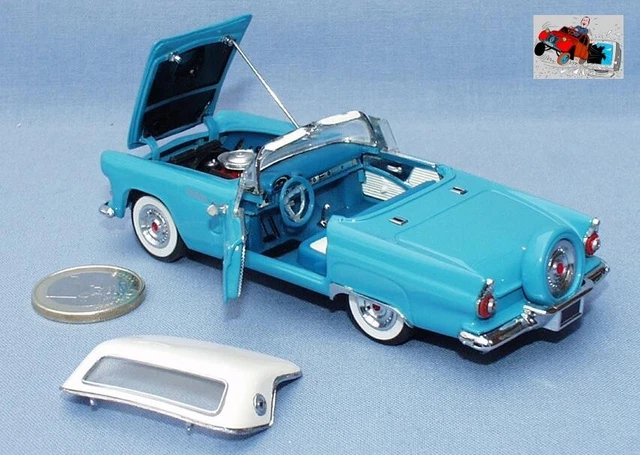 Franklin Mint 1/43 – Ford Thunderbird 1956 – Bleu – B11KC32 – Diecast