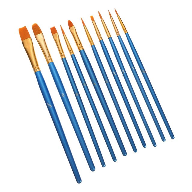 10 Pcs Set Di Pennelli Pennelli Per Pittura Ad Olio Pennello Per Mobili Multiuso