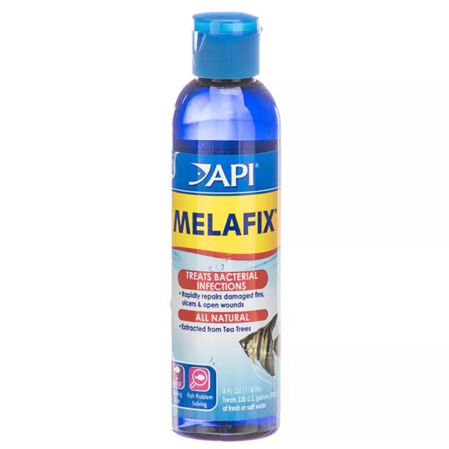 API Melafix Antibactérien Poisson Remède, 118ml Bouteille (Treats 236 Gallons)