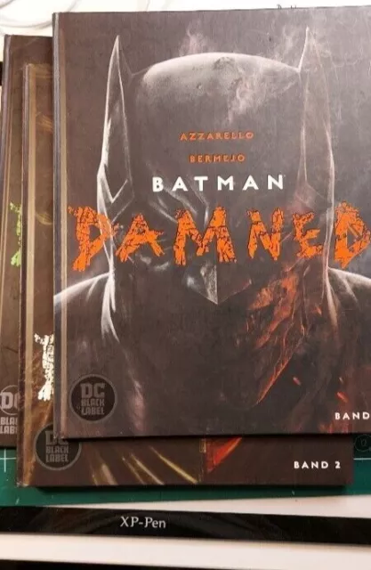 Damned Batman BD 1 - 3 , DC Black Label, Hardcover, Azzarello, Bejermo