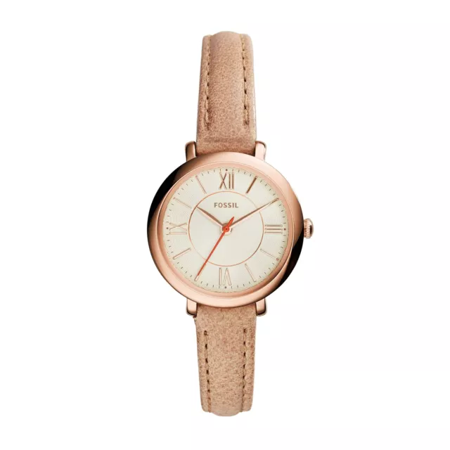 Montre Femme FOSSIL JACQUELINE ES3802 Cuir Brun Gold Rose