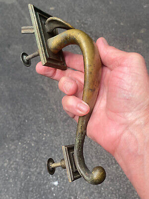 Antique Vintage Brass Door Pull Handle by Copley