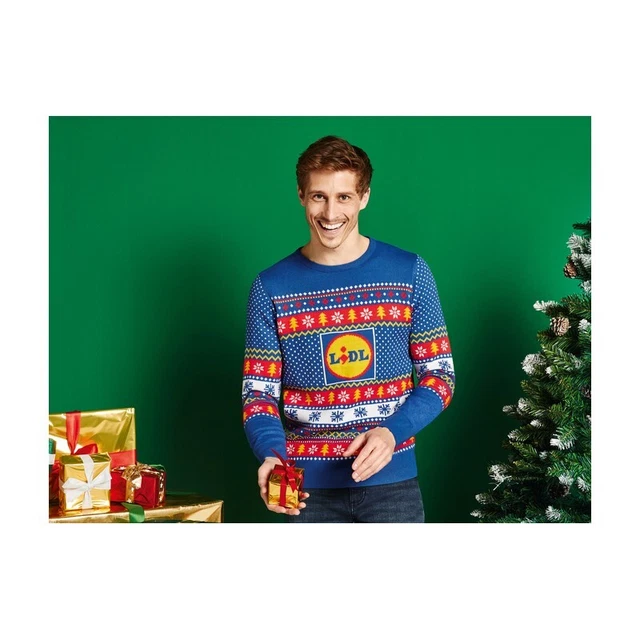 PULLOVER MAGLIONE DI Natale LIDL 2 Livergy 2022 Uomo Slim Fit LIMITED EDITION EUR 38 49 PicClick IT