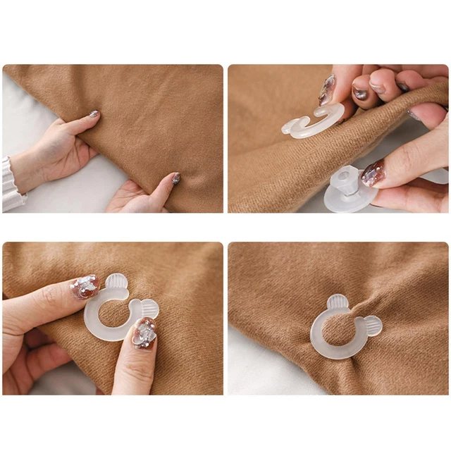 8 PAIR DUVET Comforter Clips Duvet Cover Clips for Down £5.71 PicClick UK