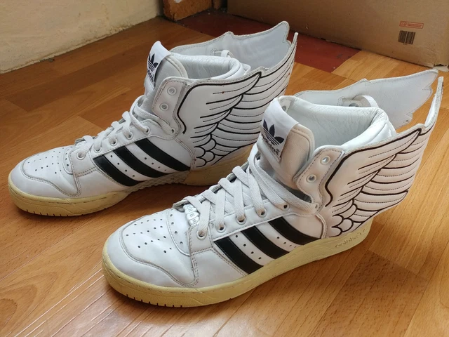 ADIDAS JEREMY SCOTT Wings 2.0 sneakers Instinct Hi Top JS White Obyo G19589 9,5 - PicClick