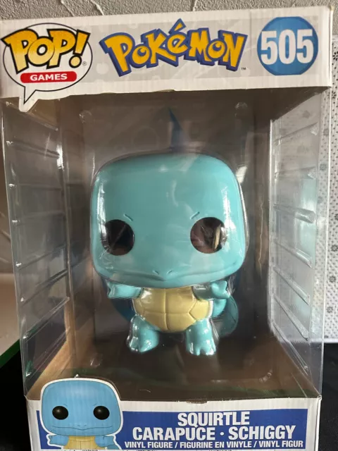 Funko Pop Pokemon Squirtle Games Jumbo 10" Vinyl Figur 505