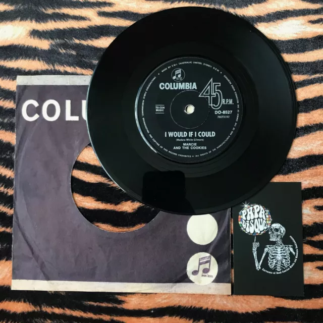 Marcie And The Cookies – I Would If I Could 7" Vinyl 45 - Funk/Soul - Columbia