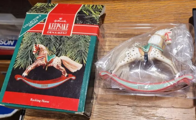 Hallmark Ornament 'Rocking Horse' 1990 (#10 in Series)