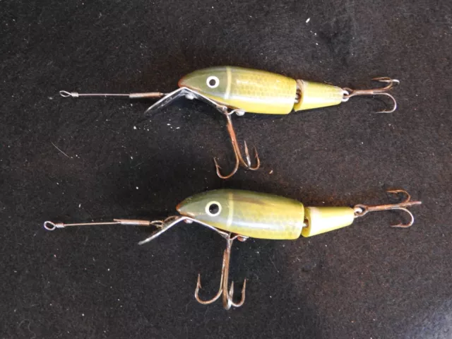2) VINTAGE CISCO Kid Jointed Bass Fishing Lures Nice Shape $37.32