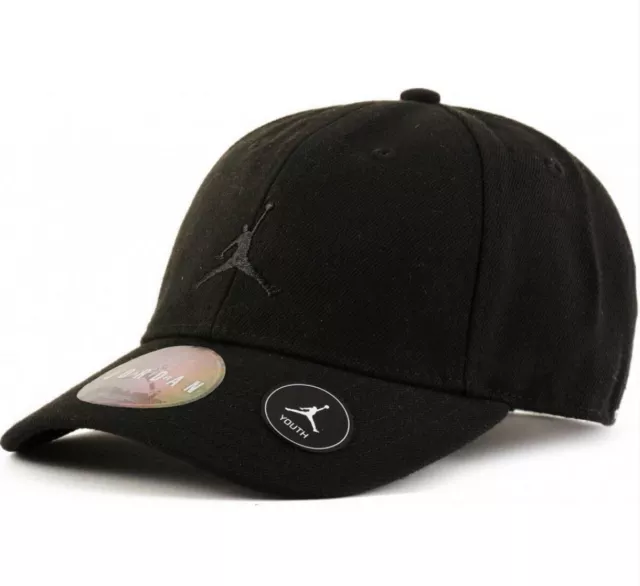 Nike Air Jordan Junior Snapback Cap Mütze Basecap Unisex Youth Schwarz