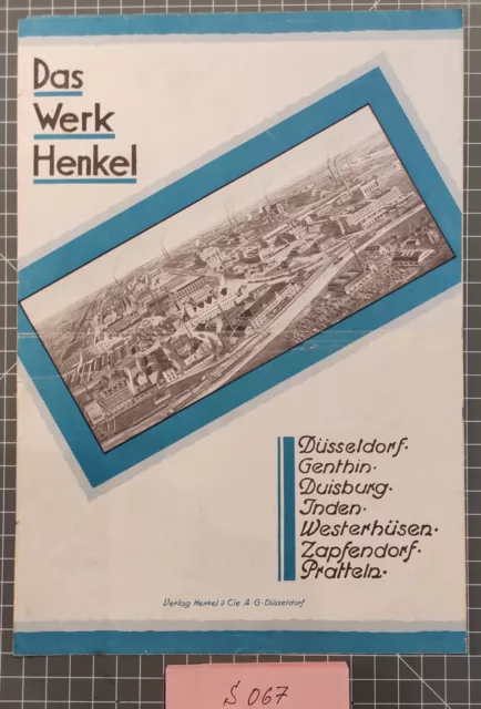 #S67 Düsseldorf - Henkel Werk - Wie wäscht man mit Persil? Werbung 1930er