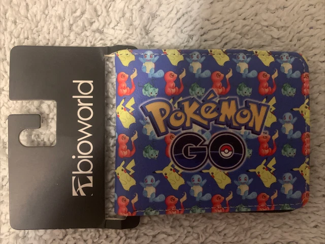 PORTAFOGLIO BIPIEGHEVOLE BIOWORLD POKEMON GO Pikachu portamonete NUOVO