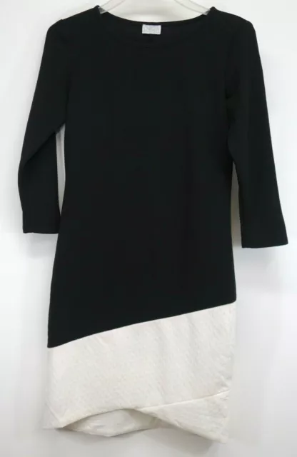 New Christin Michaels Womens Dress Cocktail Stretch 3/4 Sleeve Dress Sz S