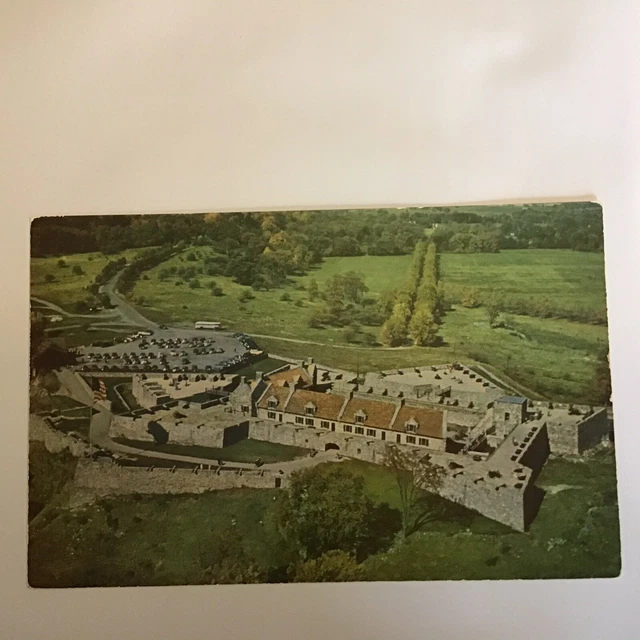 Aerial View Fort Ticonderoga New York Unposted Postcard