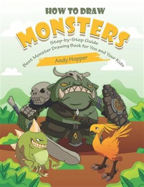 HOW TO DRAW Monsters Step-by-Step Guide: Best Monster Drawing Book for ...