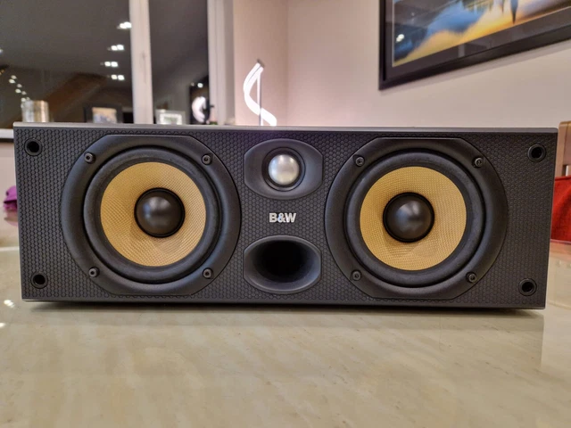 B&W CC6 S2 Bowers Wilkins 120W Centre Speaker in Black -Very Good