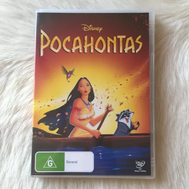 POCAHONTAS DVD Disney Pocahontas DVD Disney Princess Movie POCAHONTAS Movie DVD