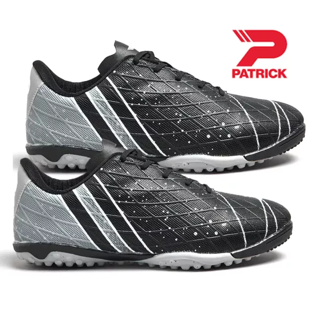 Mens Patrick Astro Turf Trainers Football Soccer Boots Lace Up Padded Ankle