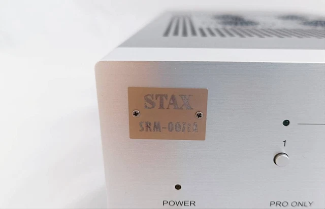 STAX SRM-007TA Vacuum Tube Headphone Amplifier Excellent with Cable