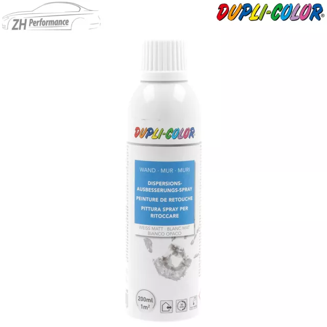 6x DUPLI COLOR Dispersions Spray Reparación Manchas Blanco 200ml 2