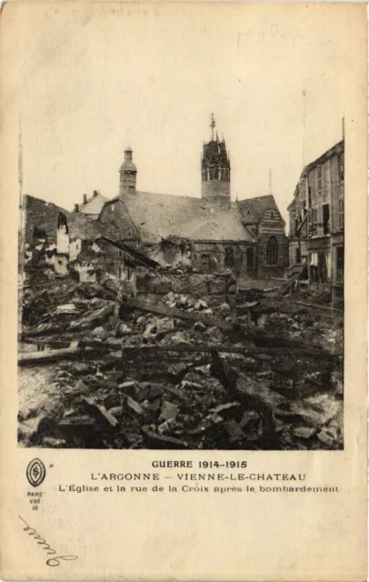 MILITARY CPA L'Argonne-Vienne le Chateau, L'Eglise (315730)