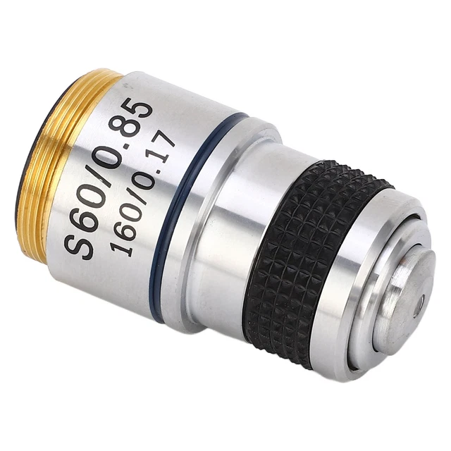 60X BIOLOGICAL MICROSCOPE Achromatic Objective Lens RMS Thread 185