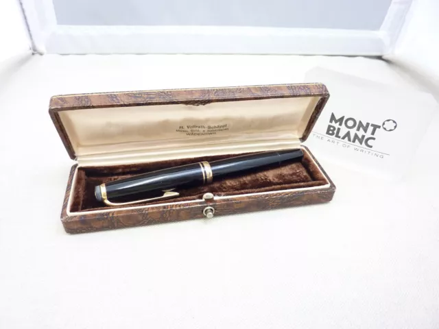 MONTBLANC 254, schöner URALT KOLBENFÜLLER 50er Jahre, Feder OBB, RAR/SELTEN 2