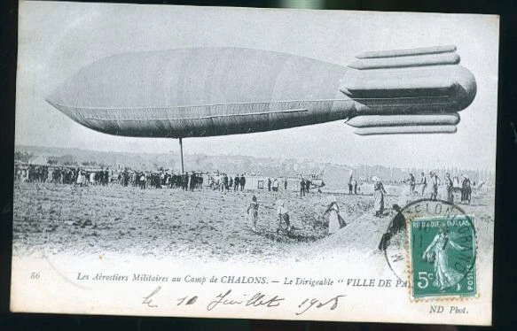 Chalons Sur Marne Le Zeppelin Ville De Paris