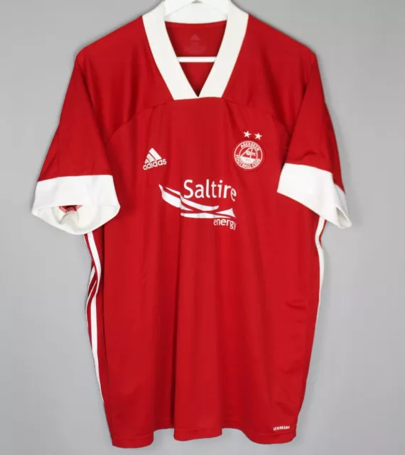 Aberdeen 2020/2021 Home Football Shirt Adidas Soccer Jersey Size 2Xl Adult