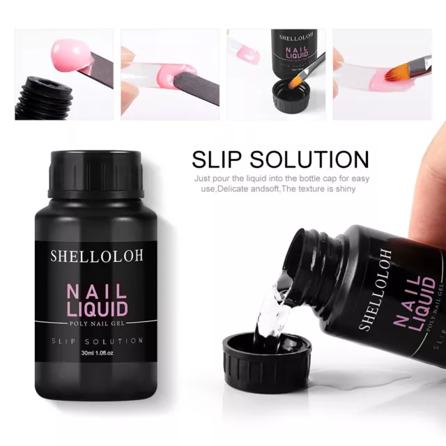 30ml Extension Nail Gel Slip Solution Nail Liquid Acrylic Gel Extended