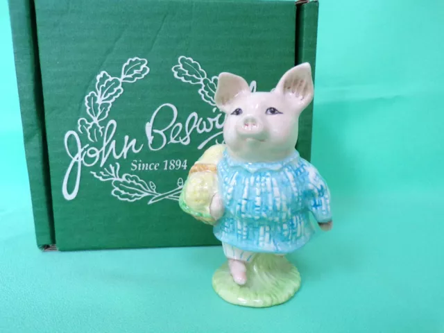 Beatrix Potter Little Pig Robinson - John Beswick Figurine - Excellent