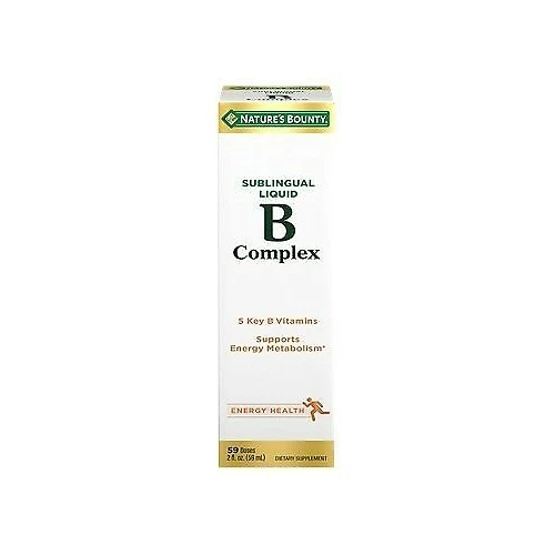 NATURE'S BOUNTY SUBLINGUAL Liquid B Complex with Vitamin B12 59 Doses 2