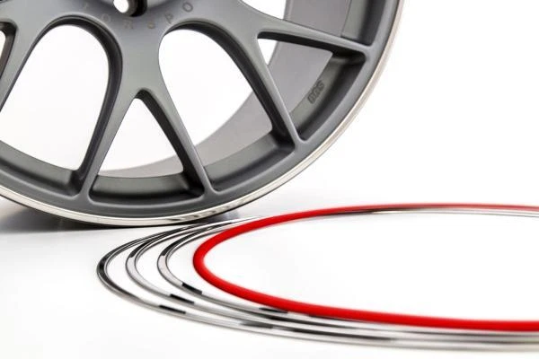 Protezione di avviamento acciaio inox BBS per CI-R 21"" 21"" pollici rosso per Nürburgring Edition - 10