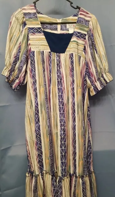 VTG Created for Liberty House By Naturally Petite 12 Hawaii Aloha MuuMuu Dress