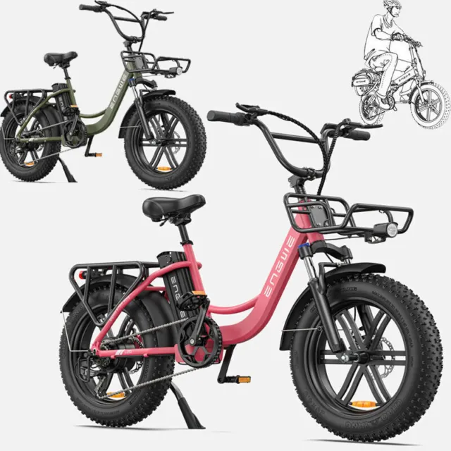 ENGWE L20 20 Zoll E-Bike faltbar Elektrofahrrad Shimano 7 Gang 48V 13AH Citybike